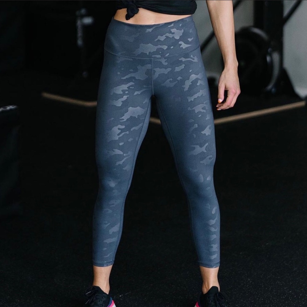 Zyia Gray Battleship Came Luxe Leggings Size 4